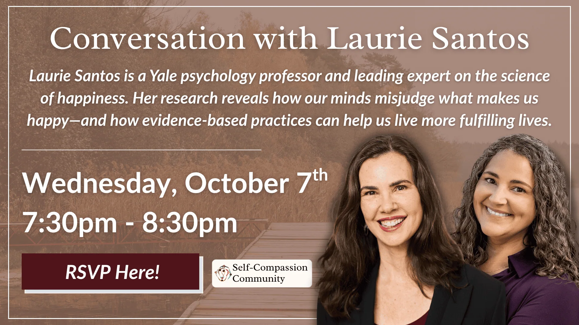 Conversation with Laurie Santos October 2026